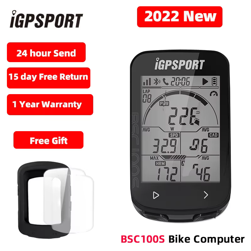 IGPSPORT BSC100S Computer IGS Bicycle Computer BLE ANT 2.6 Inch Waterproof Wireless Bike Stopwatch MTB Road Cycling Computer