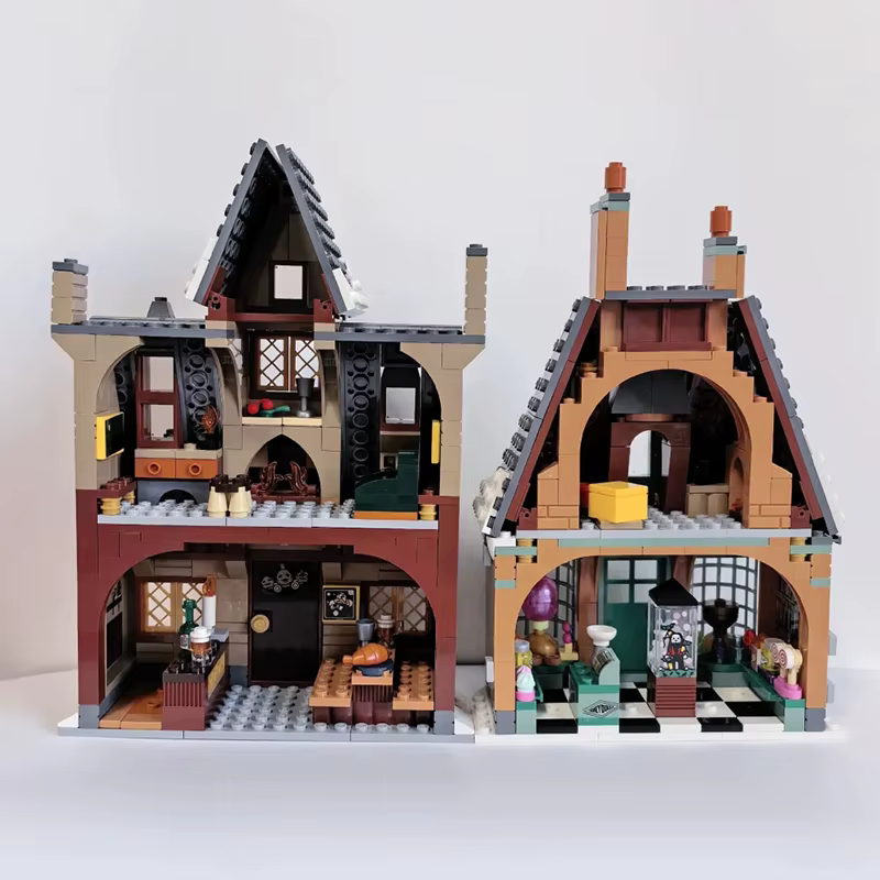 New Ideas Movie Village Visite Hogsmeade Compatible 76388 Building Block Bricks Set Toys For Boys Girls Adult Birthday Gift 