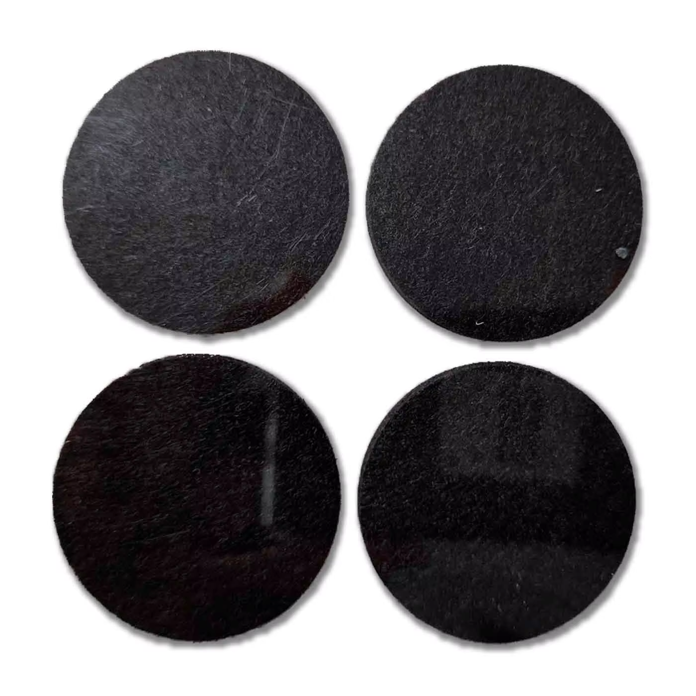 Circular protectors for legs of chairs, tables or furniture. 4 adhesive Felts. Adhesive Protector for furniture legs, f