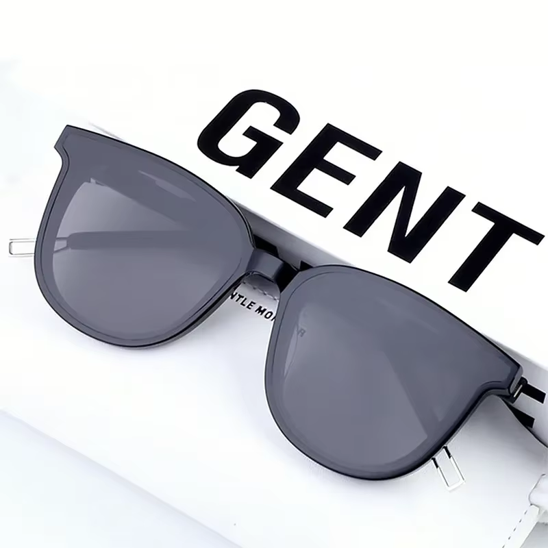 New square frame GM sunglasses for women's high-end sense UV protection fashion versatile small face trendy sunglasses for men
