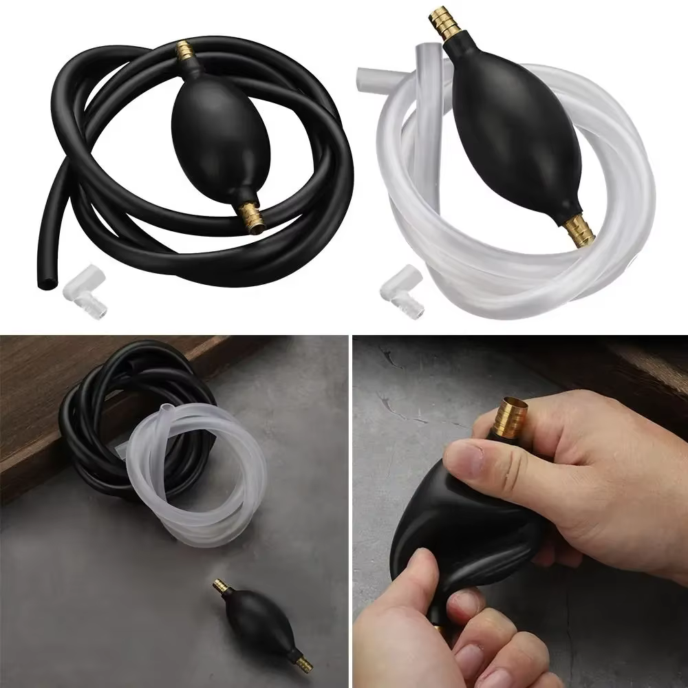 Hand siphon pump with water absorption ball, tea top down water pipe, tea tray, drain pipe, tea set