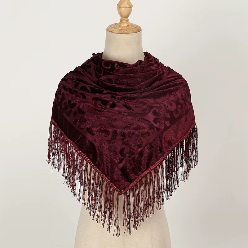 2024 New 39Inch Versatile Women's Cut Flower Bufanda Gradient Flower Silk Scarf Spring Shawl and Wrapped Women's Scarf