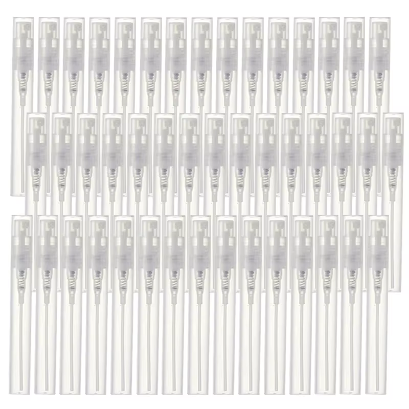 50/100pcs 3ml/5ml Plastic Spray Bottle Small Cosmetic Packing Atomizer Perfume Bottles Atomizing vaporisa Spray Liquid Container
