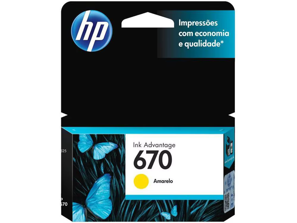 HP 670 Yellow Ink Cartridge