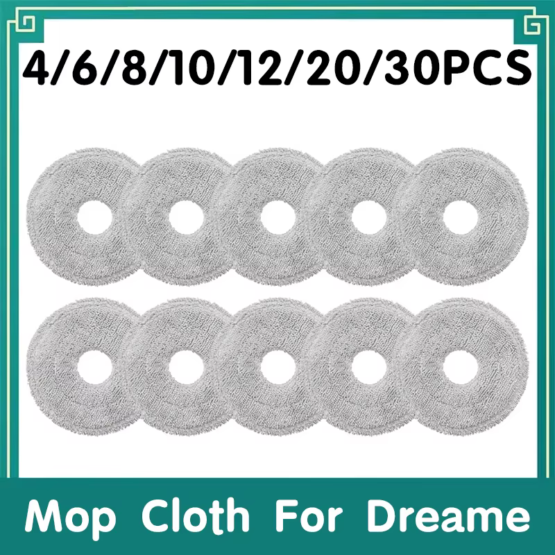Mop Cloth Compatible For Dreame L10s pro Ultra X40 ultra L20 Ultra X30 Pro S10 For Xiaomi Mijia 1S M30S X10 + X20 + Accessories