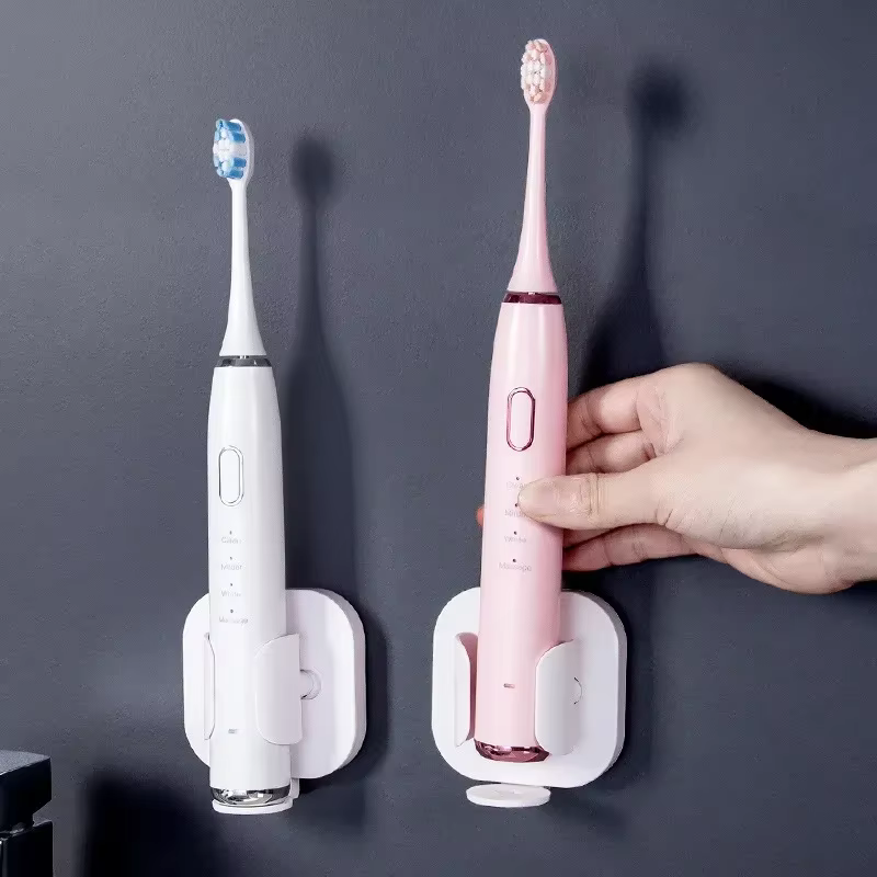 Wall-mounted Electric Toothbrush Stand Rack Toothbox, Space-saving Bathroom Accessories, 1PC