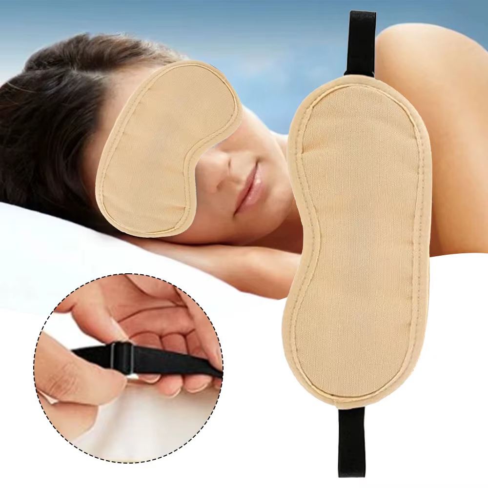 Castor Oil Eye Mask Pack Soft Organic Cotton Essential Oil Care Aid Reusable Washable Essential Oil Pack Eye Care Products