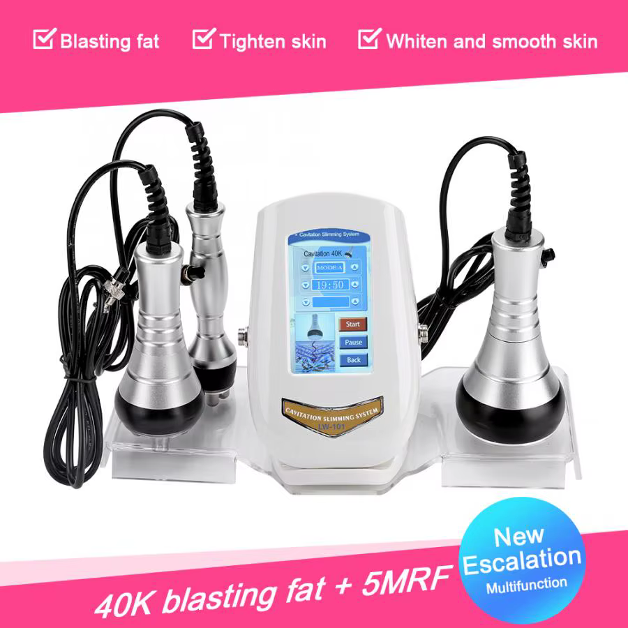 Free Shipping Laser 40K Cavitation Lipo Slimming Ultrasonic Liposuction Cavitation Machine For Spa Body Shape