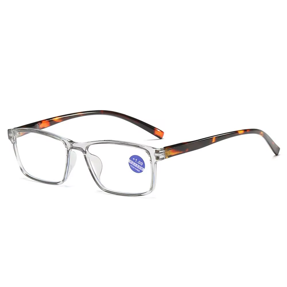 Anti Blue Light Reading Glasses Men's Fashion HD Reading Leopard Leg Eyeglasses Women's Super Light Reading Glasses Eyewears