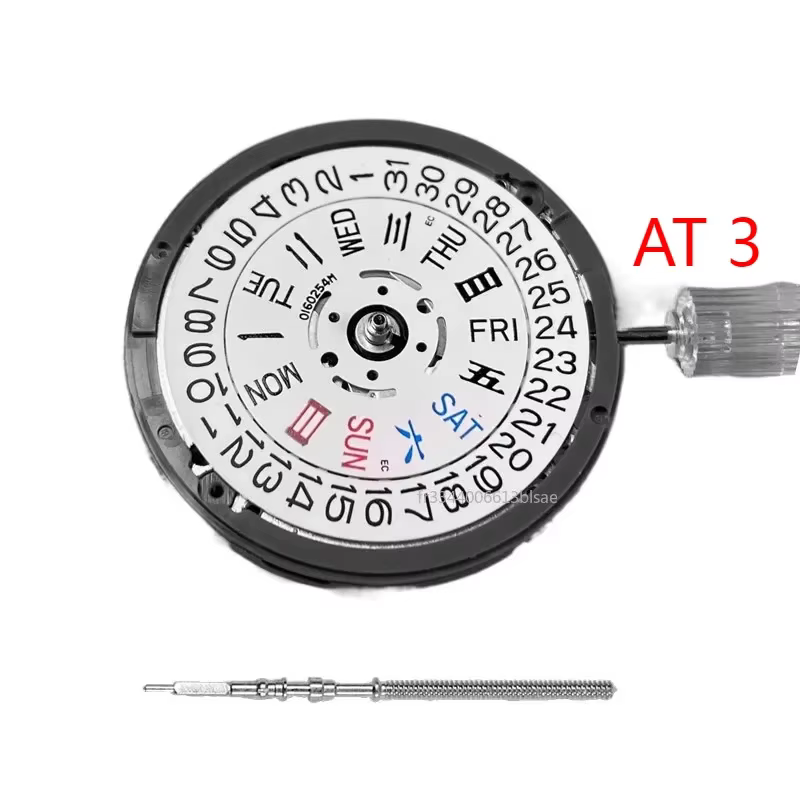 Japan NH36 3 NH35 Movement Automatic Mechanical High Accuracy Japona TMI NH36A-3 Watch Calendar Mechanism Wrist Day Date Set