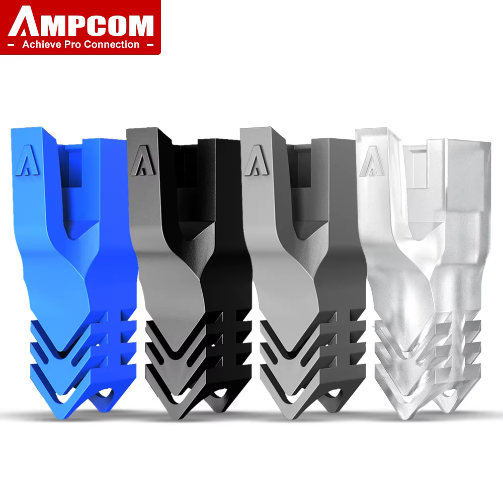 AMPCOM  Ethernet Network Cable Strain Relief Boots Cable RJ45 Connector Plug Covers 6.5/7.5/8.0mm for CAT8 CAT7 CAT6A CAT6 CAT5E