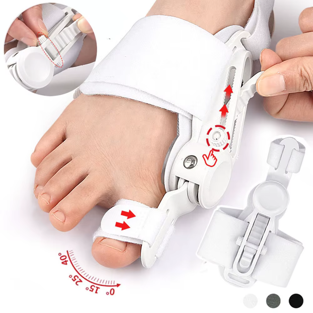 Bunion Straightener Toe Corrector Big Toe Eversion Splint Adjustable Hallux Valgus Corrector Foot Care Pain Relief Tools