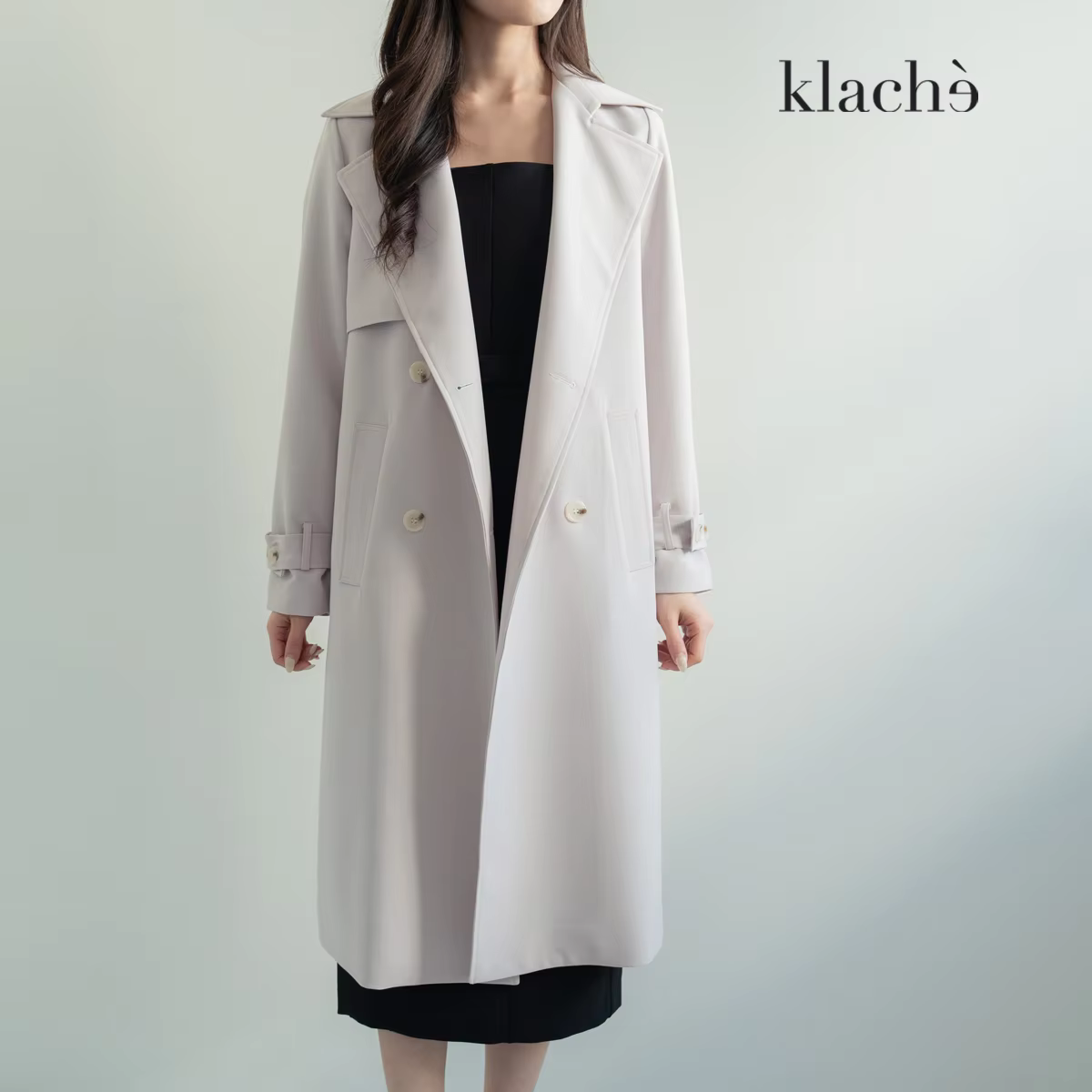 Clashet Spring Color Barbari Coat + Belt SET_CK3SCT005A