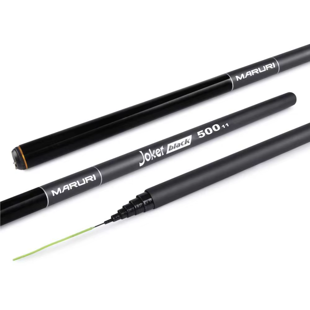 5,00m Maruri Joker Black Telescopic Rod
