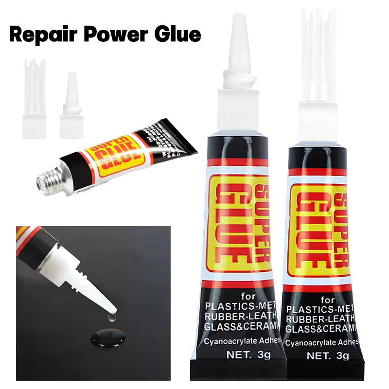 1/3/6/10/20Pcs Quick Repair Glue Wood Rubber Metal Glass Cyanoacrylate Jewelry Adhesive Instant Strong Bond Shoe Repair Glue