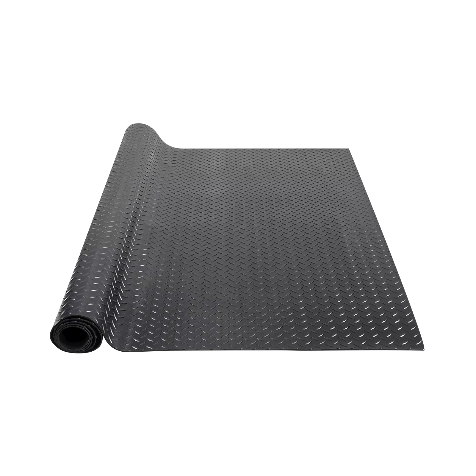 VEVOR Garage Floor Mat SBR Rubber Garage Flooring Roll Easy to Clean Diamond Plate Rubber Mat for Under Cars Garage Industry Gym