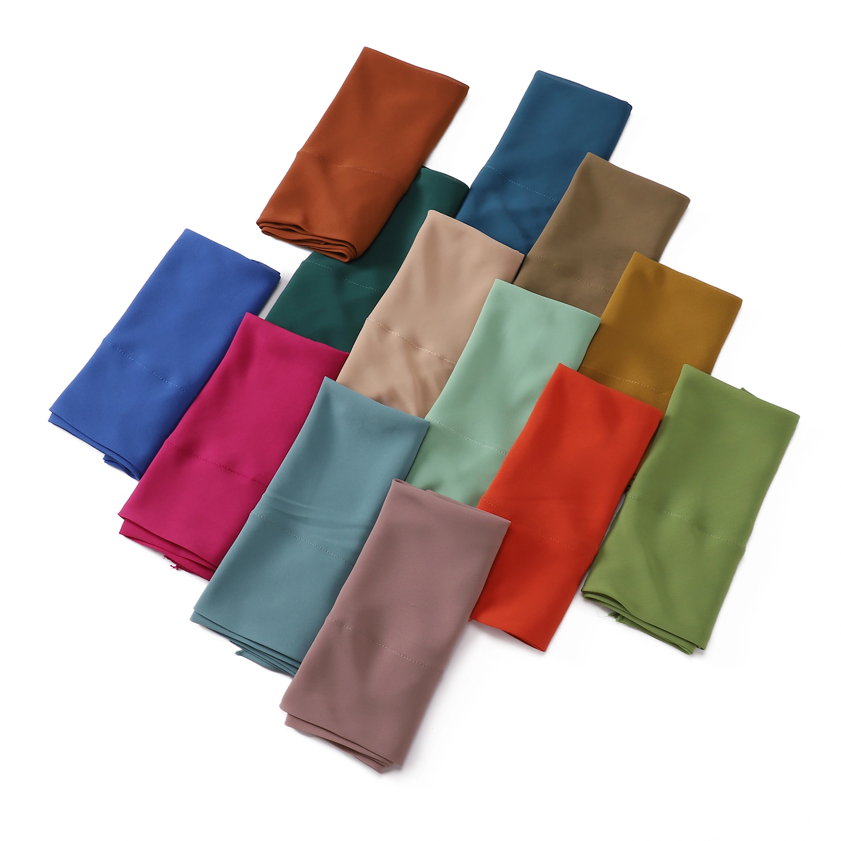 Small Triangle Chiffon Hijabs for Woman Chiffon Scarf Abaya Islam Turban Foulard Muslim Women Hijab Cap Khimar Hijabs 150x72cm