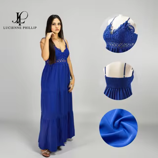 Vestido Longo Feminina Com Bojo Liso Moda Solto Verão confortável estiloso tendências