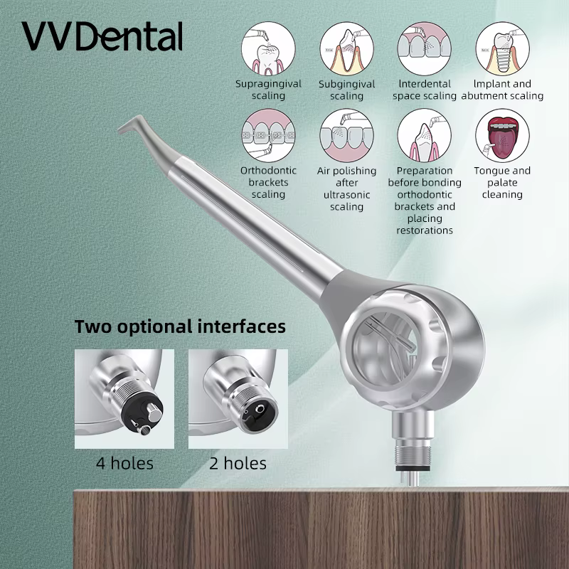 VVDental Air Prophy Unit Tooth Whitening Sandblasting Gun Dental Sandbox Spray Polisher Jet Air Dental Polisher Dental Products