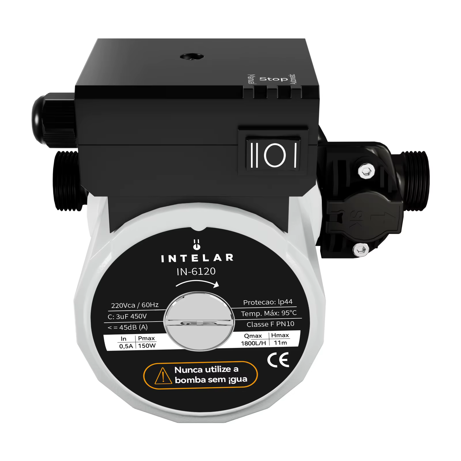 Intelar Automatic Booster Pump 120W 220V Brushless Water Pump Home Shower Water Heater Added Water Pressure Silent Pump