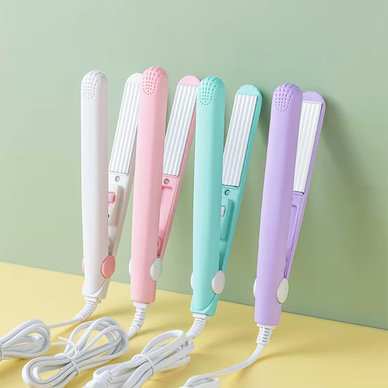New Mini Hair Curler Portable Curling Iron Ceramic Corrugate Dry Wet Volume Fluffy Curls Hair Styling Appliances  Dropshipping