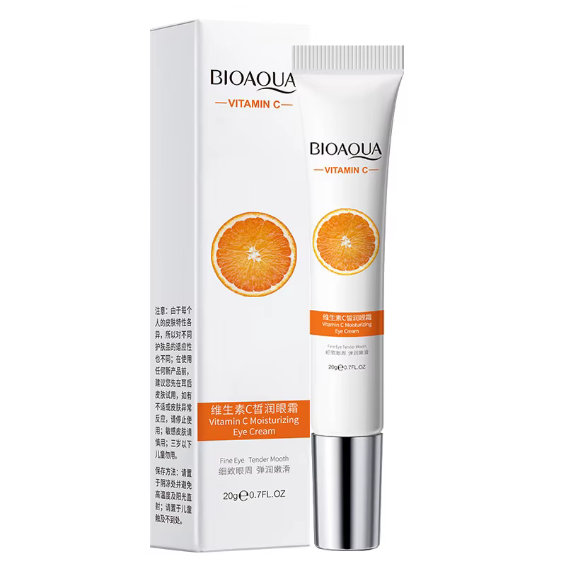 BIOAQUA Vitamin C Eye Cream Under Eye Dark Circle Remover Moisturizes Brightening Eyes Contour Eyes Skin Care Products