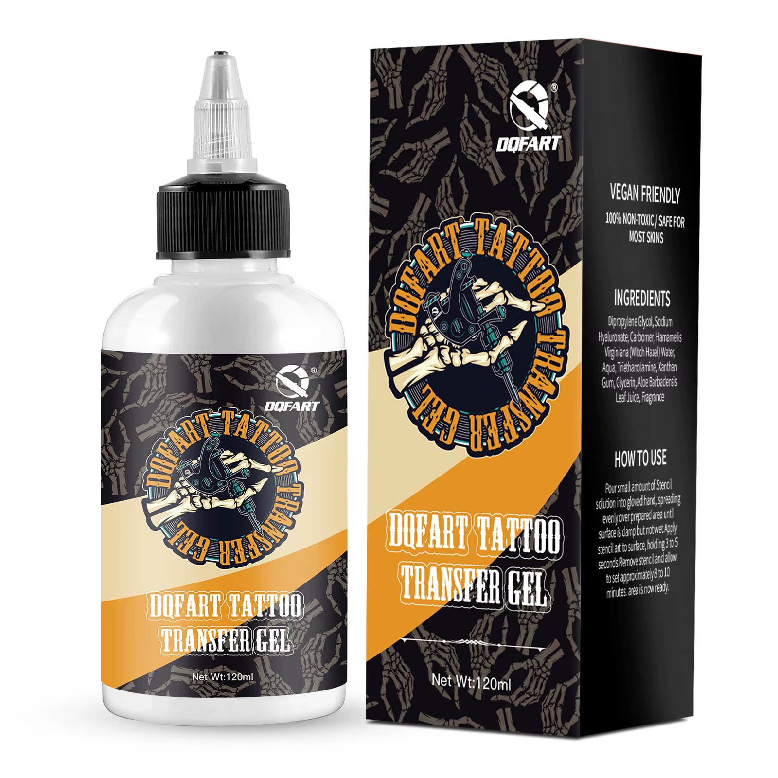 DQFART Tattoo Transfer Gel 120ML (4OZ) Tattoo Auxiliary Tools Use with Transfer Paper High Quality Transfer Gel Tattoo Tools