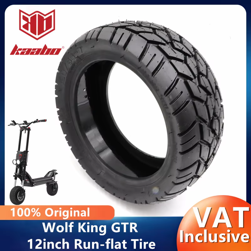 Original 12inch Run-flat Tire for Kaabo Wolf King GTR Electric Scooter Improved Puncture-proof Tube Punture Proof Tyre Parts