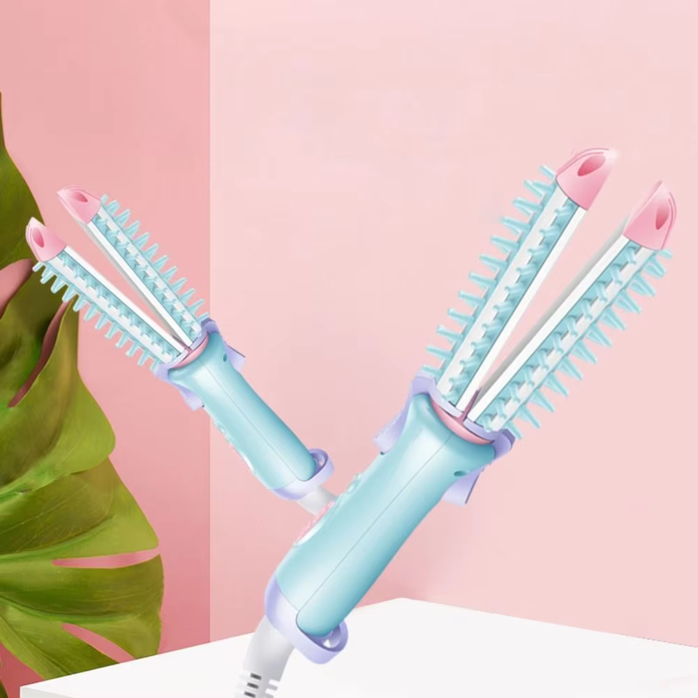 Hairdressing Electric Hair Straightener Comb Heating Temperature Straightening Curling Irons Fast Heated Environmentally