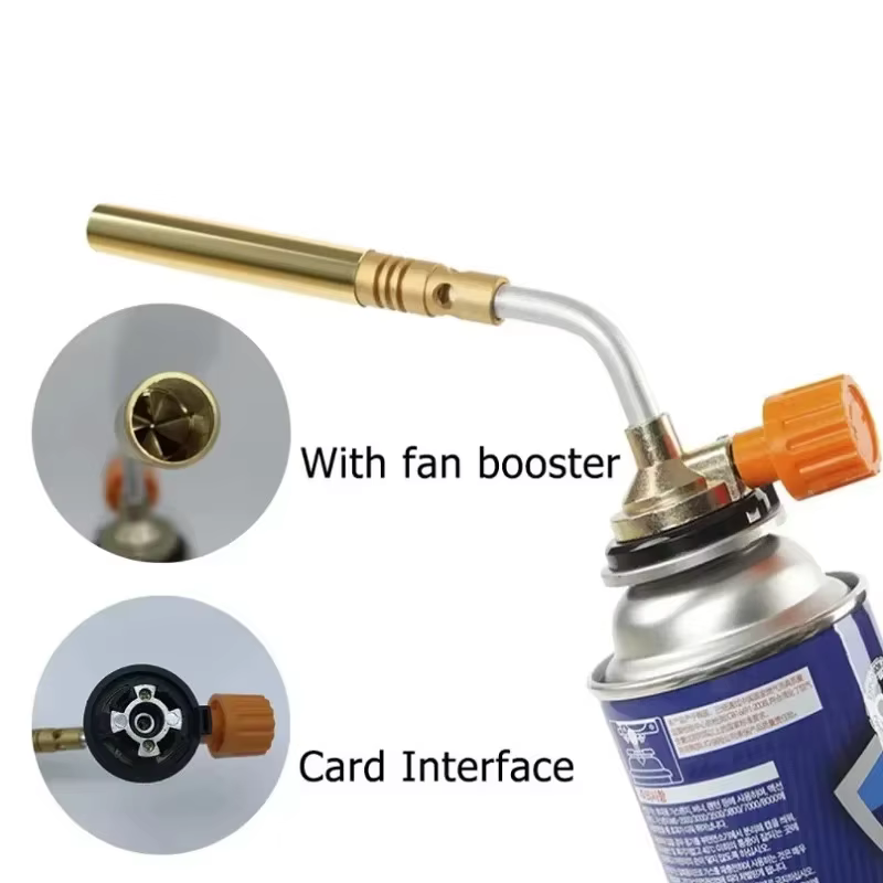 Welding gas flame gun, Bhutan burner, soldering flame-retrator, portable soldering heat gun, outdoor camping barbecue equipment