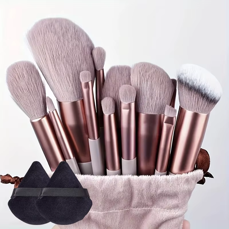 13Pcs Makeup Brushes Set Professional Makeup Kits Portable Soft Powder Blush Brush Eyeshadow Loose Blending Make Up Beauty Tools