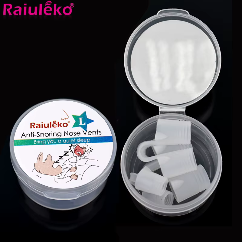 Milky Anti-Snoring Device Healthy Sleeping Aid Equipment Anti Snore Apnea Mini Nose Clip Stop Snoring Nasal Dilator Breathe Easy