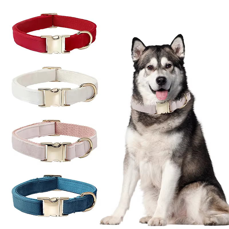 Customized Deerskin Cat and Dog Collar, Adjustable Rope Set, Durable and Personalized, Free Engraved Pet Nameplate, ID Label, Al