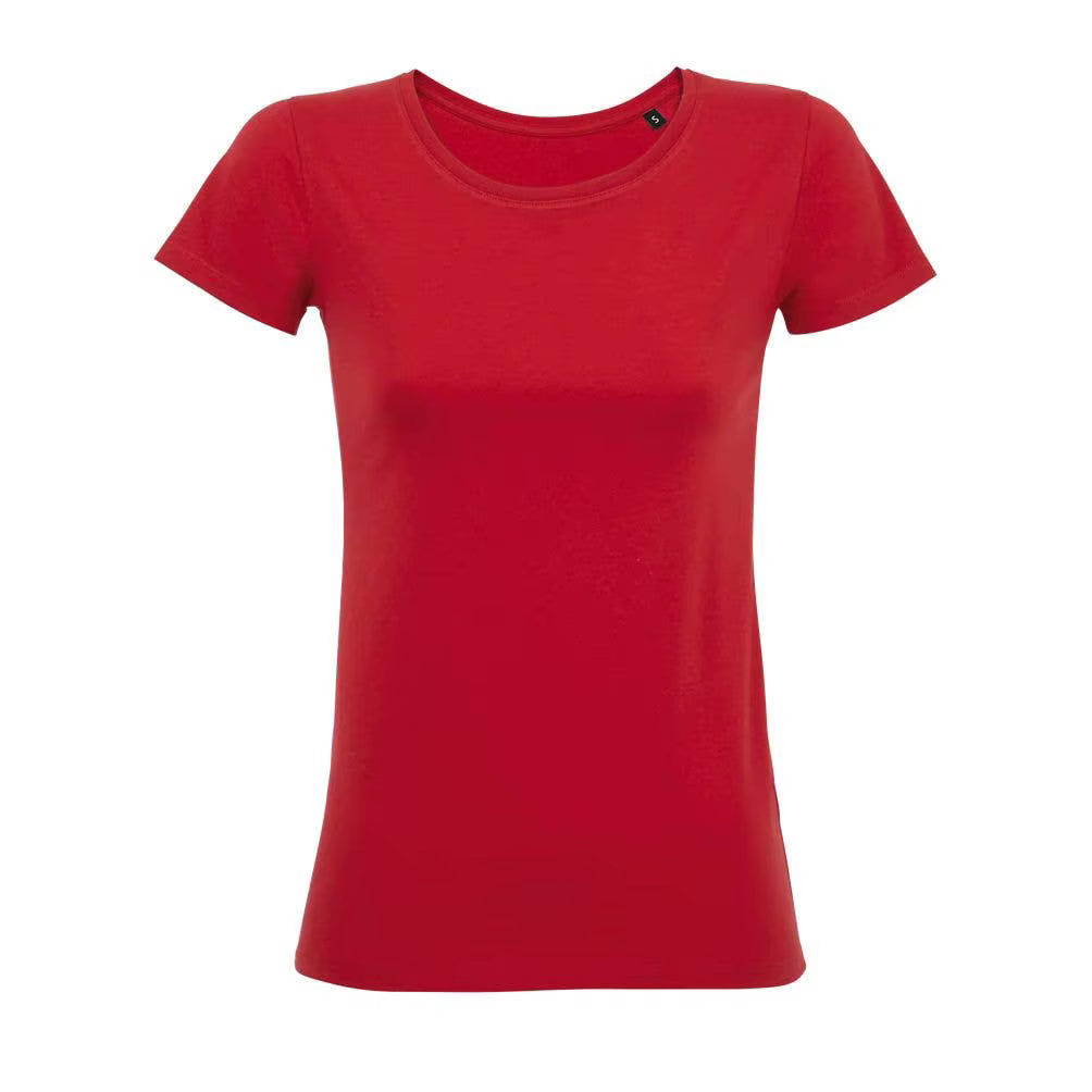 MARNAULA.MARTIN WOMEN short sleeve o neck t shirt WOMEN size = XS COLOR = Red