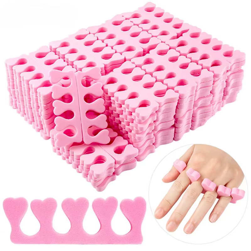 5/3/2/1pair Nail Art Toe Separators Fingers Toe Sponge Dividers Soft Beauty Tools Manicure Pedicure Pack Nail Kits