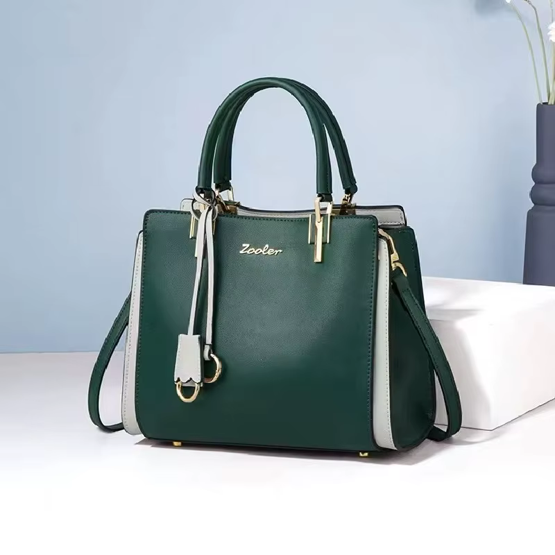 ZOOLER Original Full 100% Real Genuine Leather Shoulder Bag Handbag 2024 Trendy Tote Business Cow Skin Purses Top#WG381
