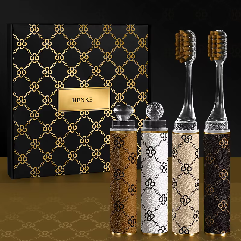 Qingke [4 Gift Box] Innovative Soft-Bristled Lipstick Toothbrush Hotel Business Trip Portable High-Profile Handle