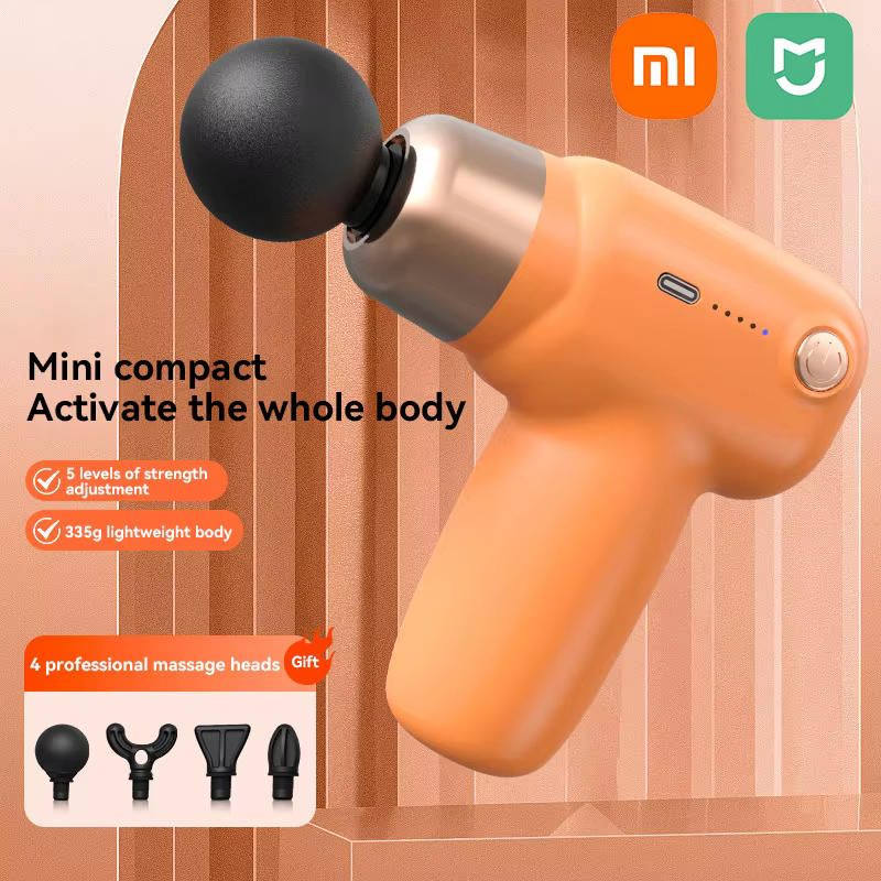Xiaomi Mini Fascia Gun  Relaxation Muscle Pain Relief Intelligent Type-c Rechargeable Silent Professional Home Training Massager