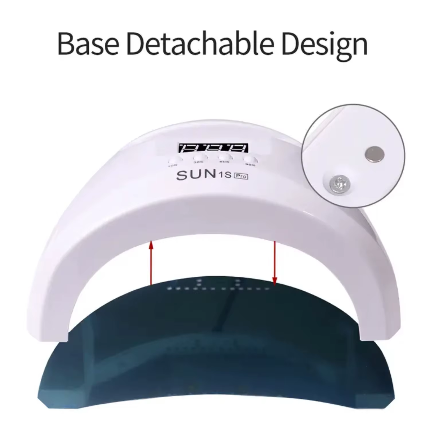 Ultimate Professional Portable 48W UV LED Nail Lamp with LCD Display - Efficient and Convenient Gel Curing Lamp for Gel Polish w