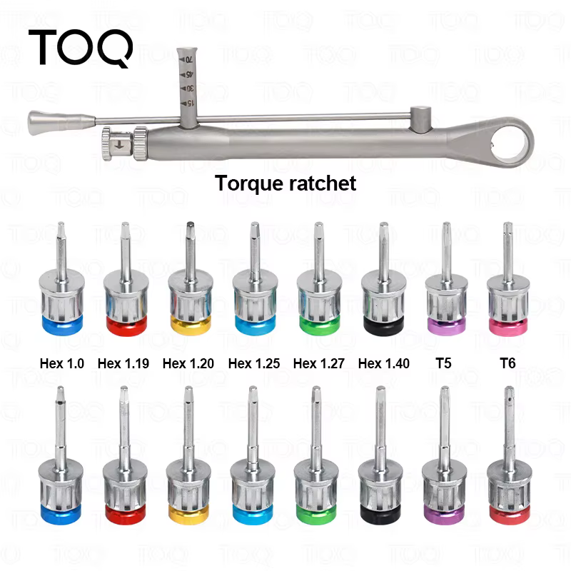 Dental Universal Implant Torque Screwdrivers Wrench Kit 10-70NCM Ratchet Drivers Dentistry Implant Repair Tools prosthetics