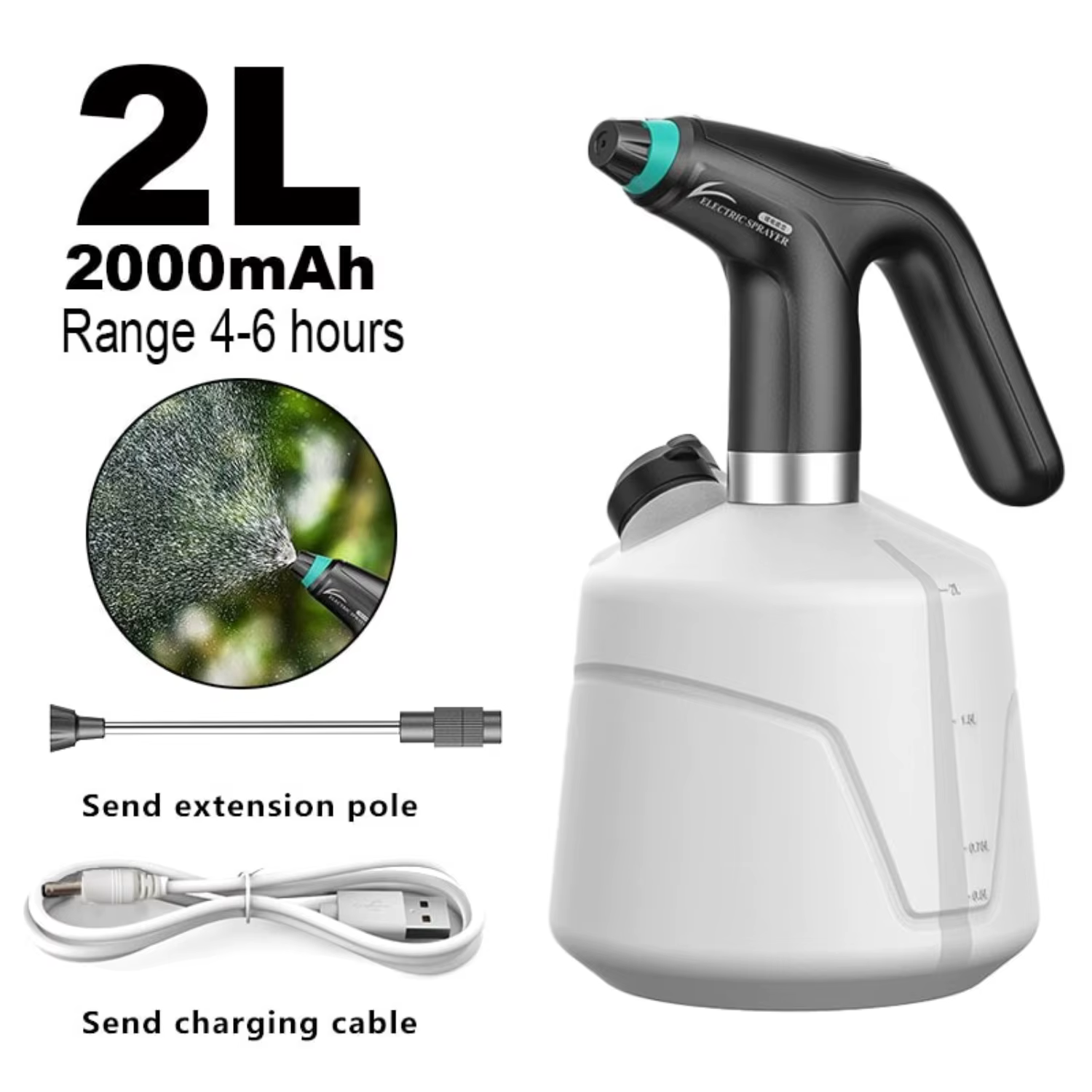Efficient and Easy-to-Use Advanced 2L Fogger Technology Auto Watering Plant Spray Bottle: Essential Garden Tool for Enriched and