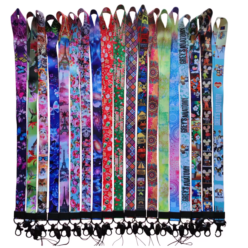 Beautiful various styles Lanyard for Key Neck Strap Card ID Badge Holder Key Chain Key Holder Accessories