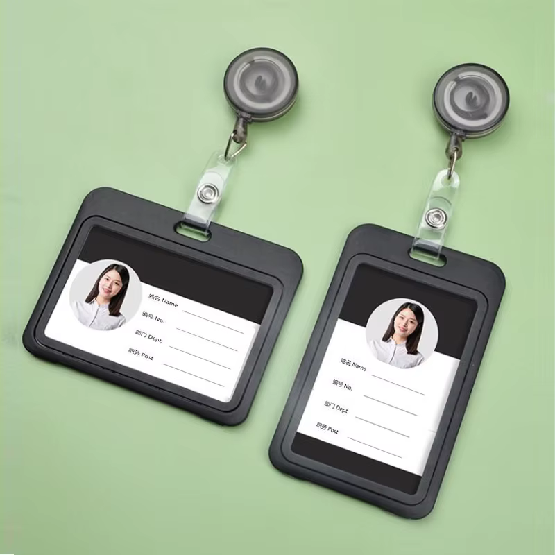 1PCS Women Men Card Sleeve Credit Card Badge Holder Lanyards Badge Holder Nurse Student Name Tag Id Badge Holder Card Holder
