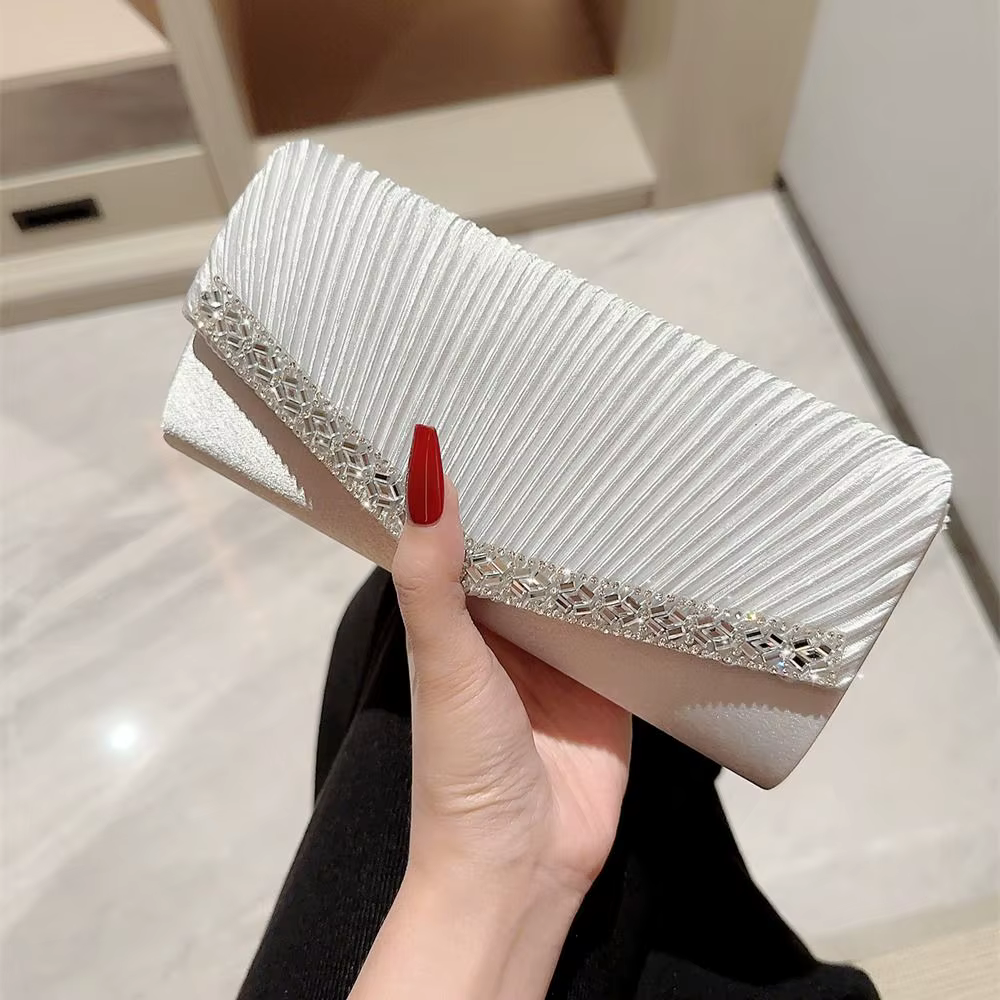 Fashion Ladies Luxury Evening Bags Sequins Clutches Women Glitter Banquet Handbags Chain Shoulder Bags Wedding Party Purse
