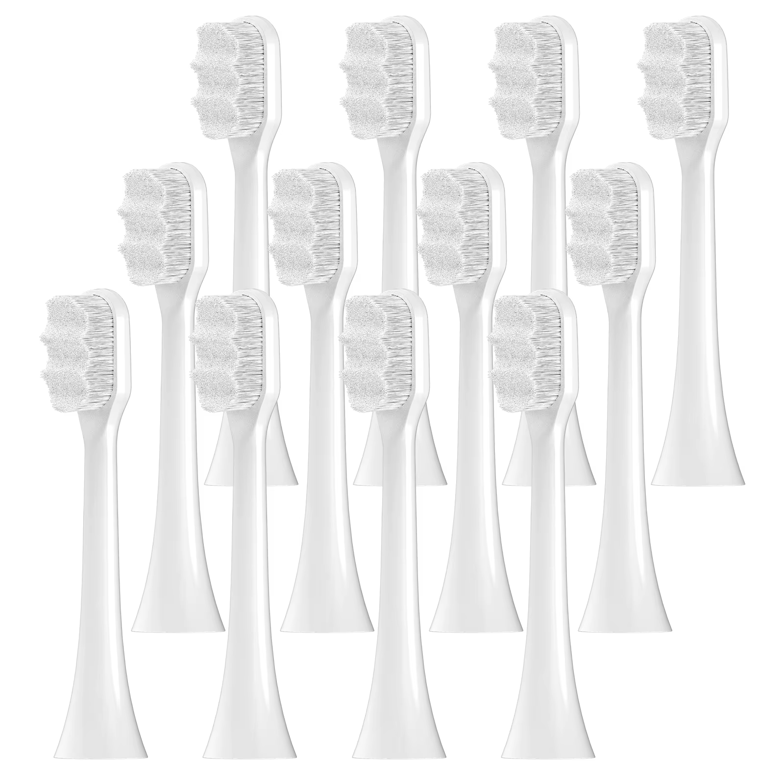 Ultra Soft Brush Heads Compatible with Philips Sonicare Electric Toothbrush for Sensitive Teeth and Gums Care with Nano Bristles