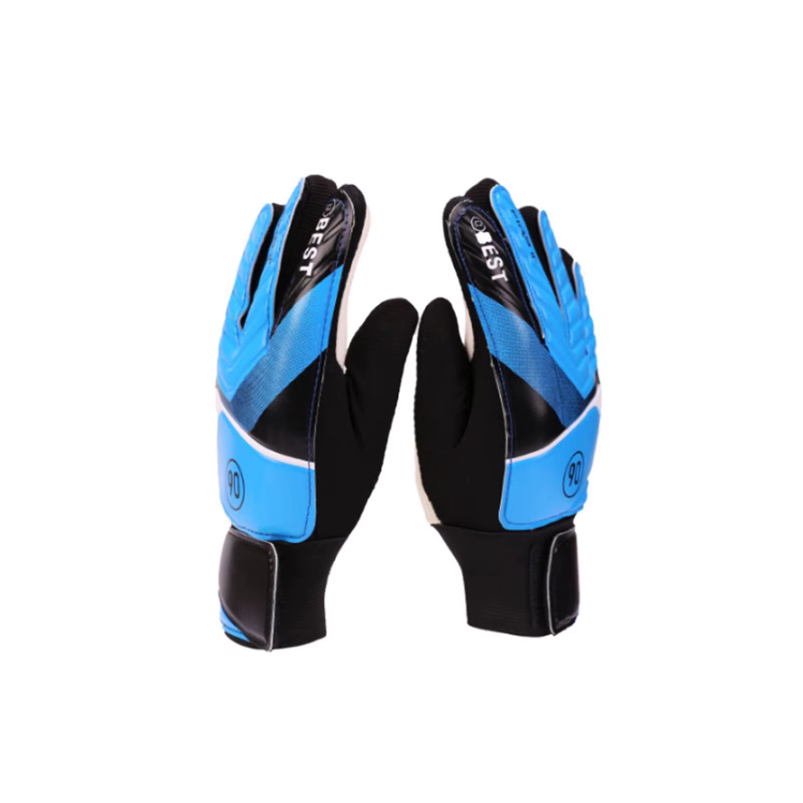 Goalkeeper Gloves for Kids Youth Non-Slip Wear Resistant Latex Material Training Glove with Wrist Protection Soccer Goalie Glove