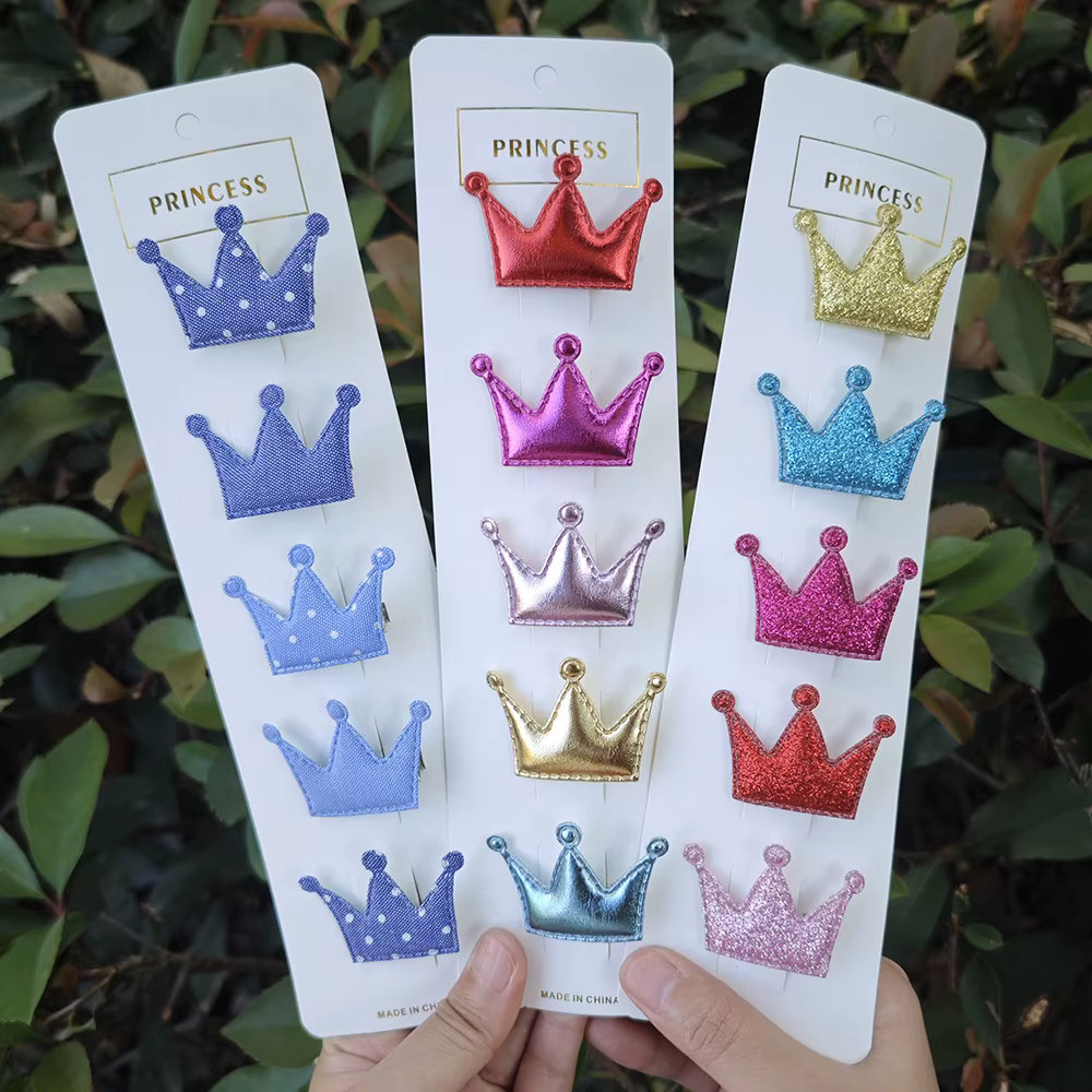 10 Pieces Dog Hair Clips Cute Candy Color Pet Hairpin 10 Different Styles Crown Barrettes For Small Dogs Puppy Hair Accessories