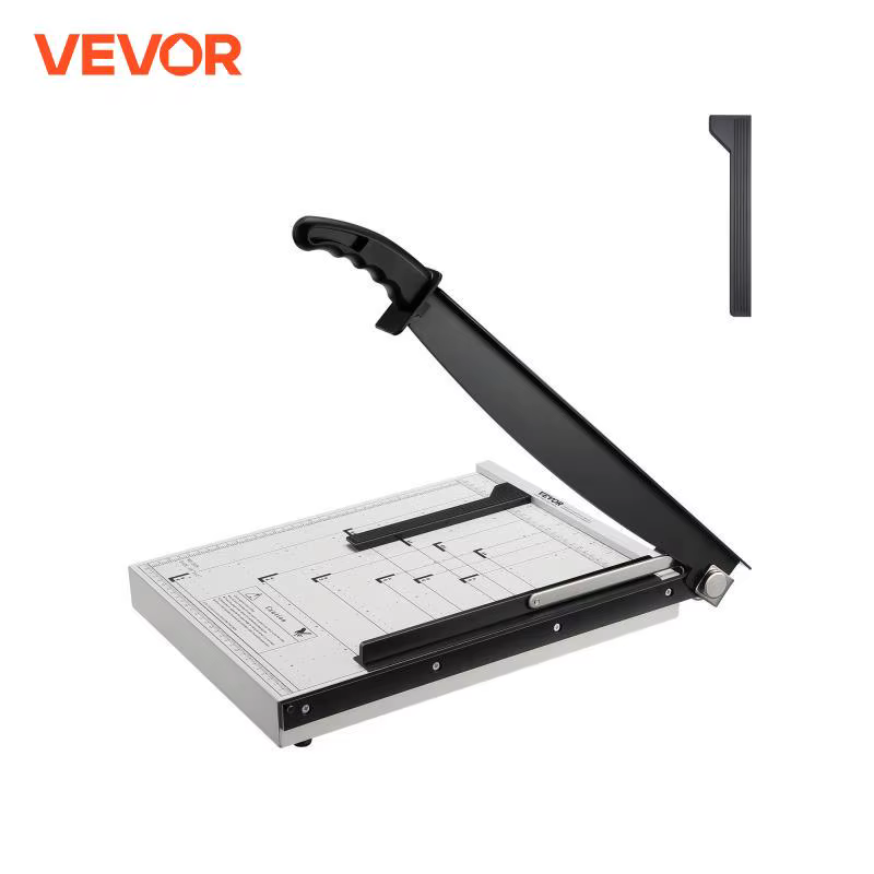 VEVOR Paper Cutter Guillotine Trimmer 15"/18" Cut Length 16/20 Sheets Capacity Heavy Duty Paper Cutter for Home Office School