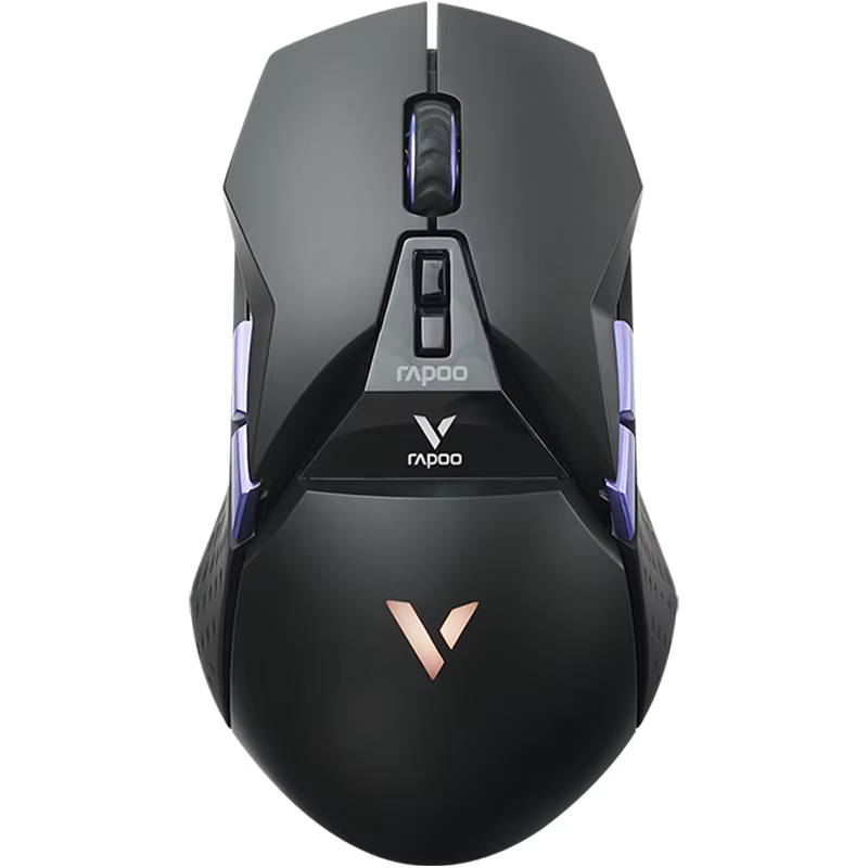 Rapoo VT950PRO Wireless/Wired 2.4GHz Ergonomic Optical 26000DPI RGB Gaming Mouse PAW3395 Sensor Support Qi Wireless Charging