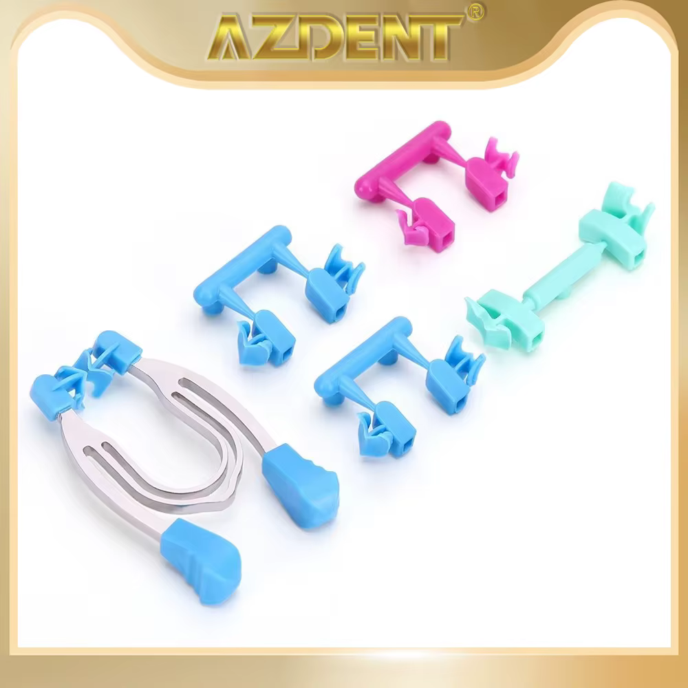 AZDENT Dental Matrix Sectional Contoured Plier Kit Metal Spring Clip Matrices Clamps Wedges Rings Replaceable Dentistry Tools